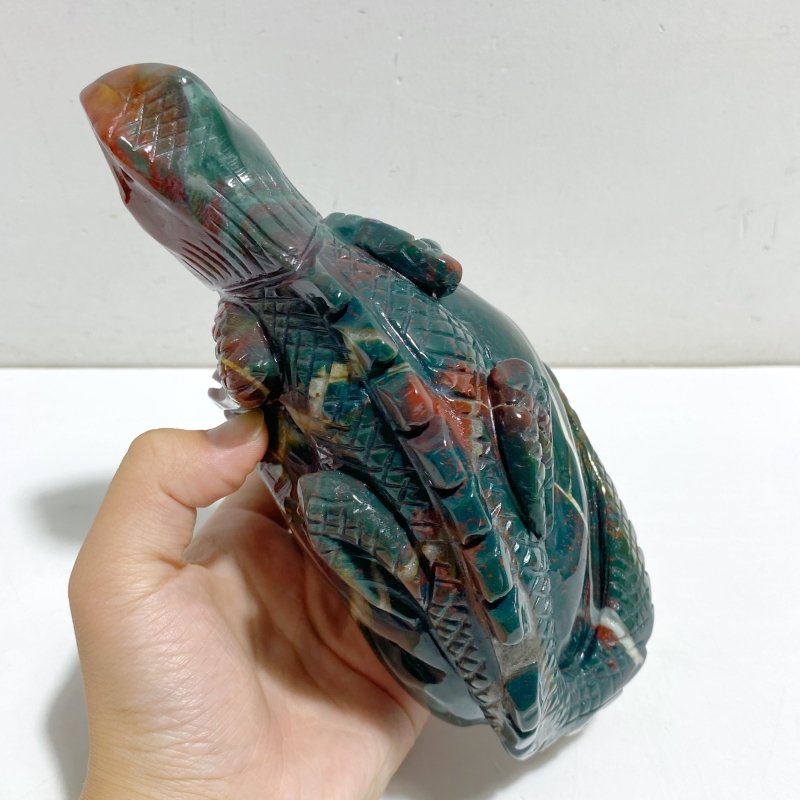 Large Ocean Jasper Lizard Carving 1 -Wholesale Crystals