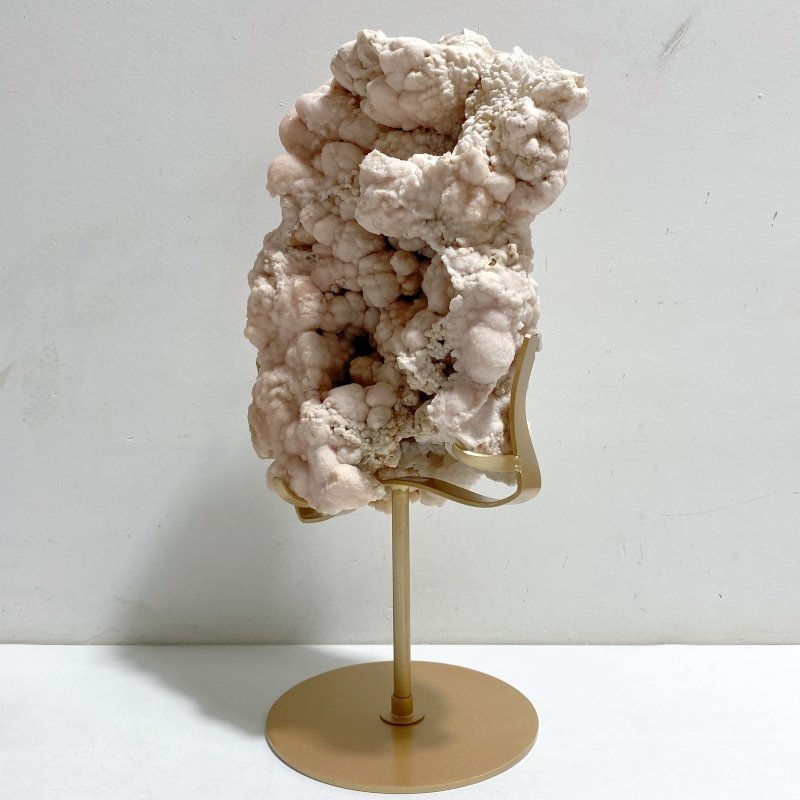Large Raw Stilbite Specimen With Stand #3 -Wholesale Crystals