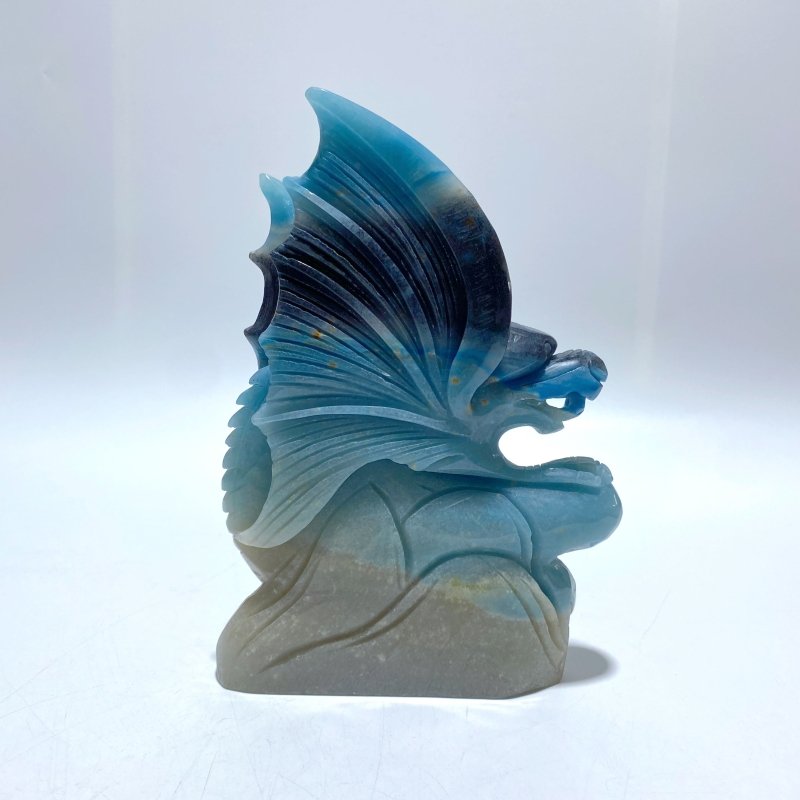 Large Trolleite Flying Dragon Carving - Wholesale Crystals