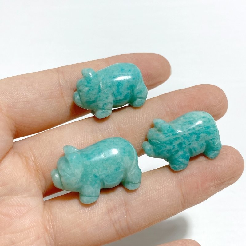 Mini Amazonite Pig Carving Wholesale -Wholesale Crystals