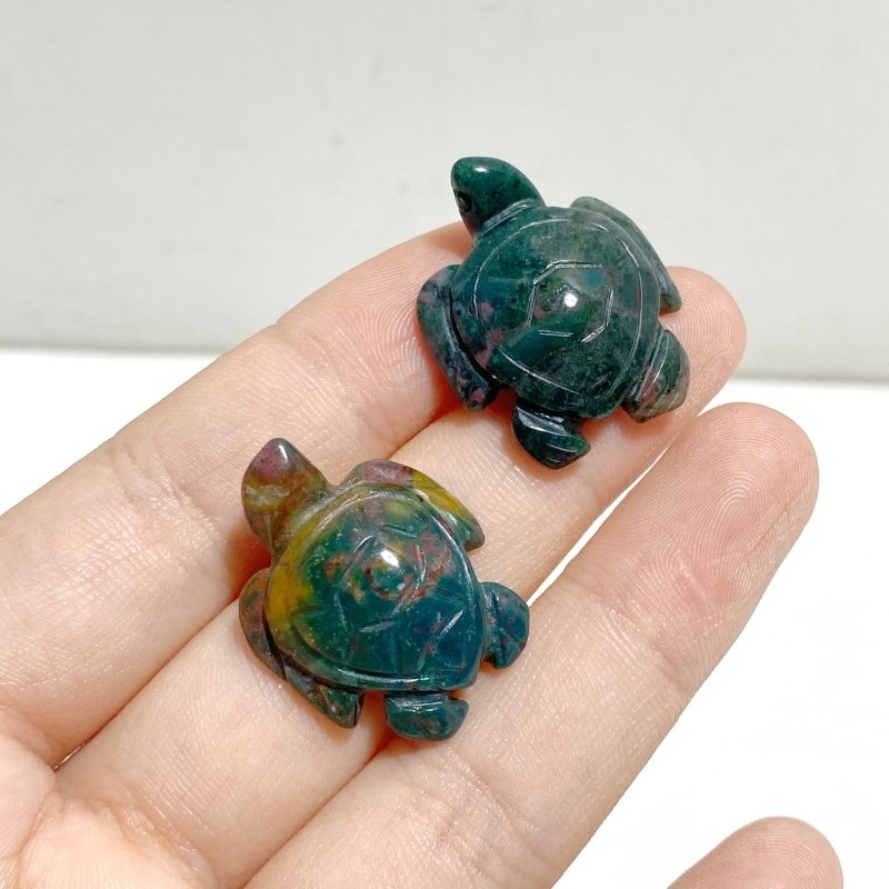 Mini Ocean Jasper Sea Turtle Carving Wholesale -Wholesale Crystals