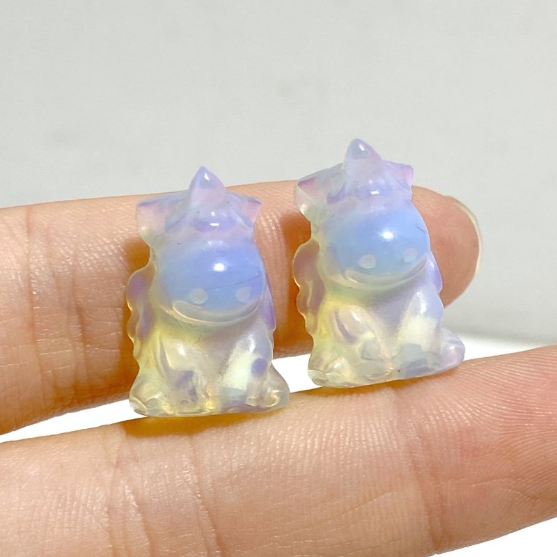 Mini Opalite Unicorn Carving Animals Wholesale -Wholesale Crystals