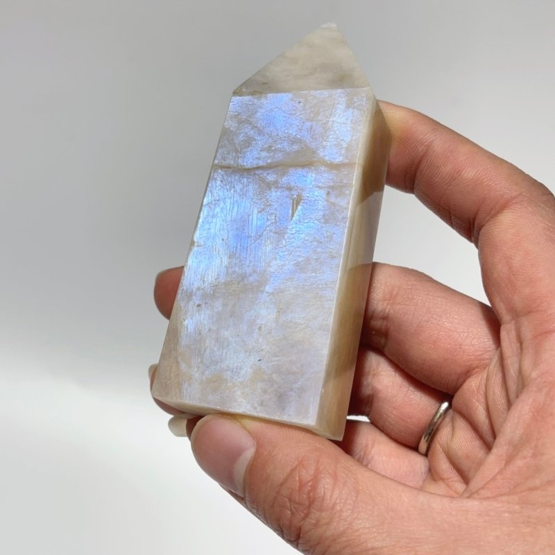 Moonstone Crystal Four-Sided Tower Point Wholesale -Wholesale Crystals