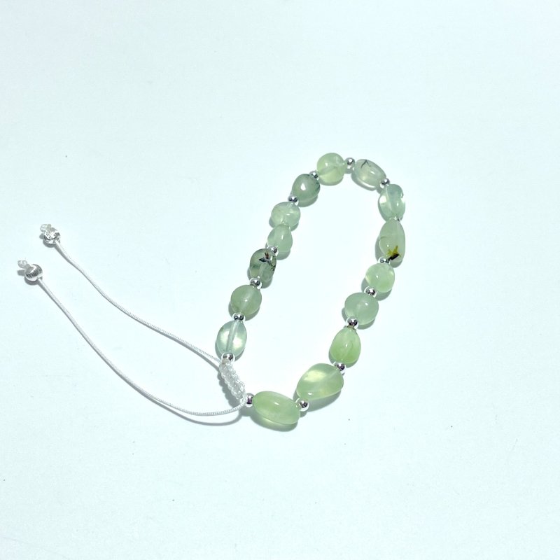 New Design - Prehnite Adjustable Hand - woven Bracelet Wholesale - Wholesale Crystals