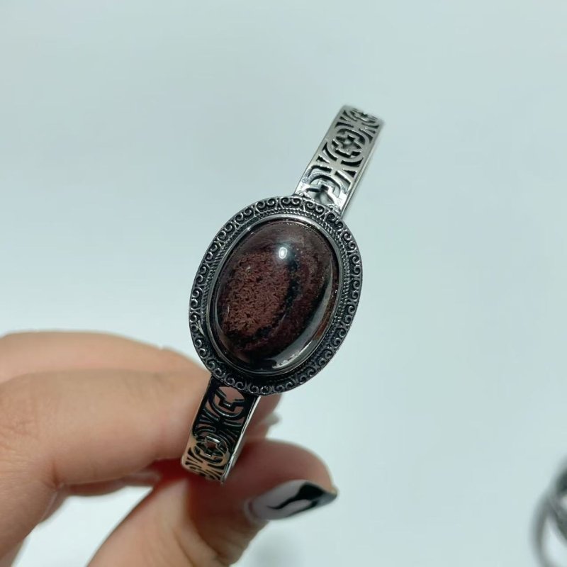 Open Bangle 13 Pieces Retro Garden Quartz Adjustable Alloy Cuff bracelet - Wholesale Crystals