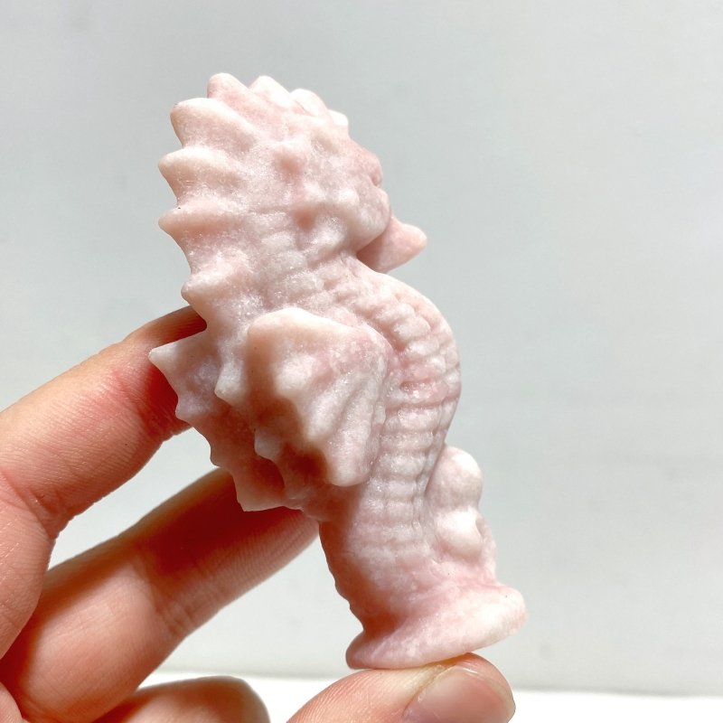 Pink Opal Seahorse Carving Wholesale - Wholesale Crystals