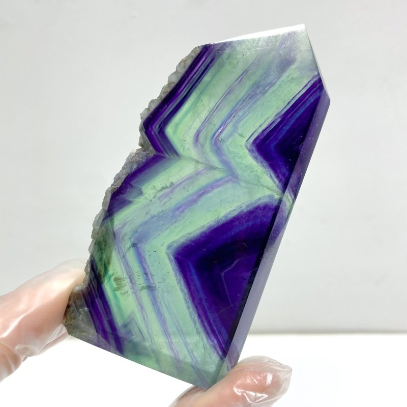 Rainbow Fluorite Raw Side Point Tower Wholesale - Wholesale Crystals