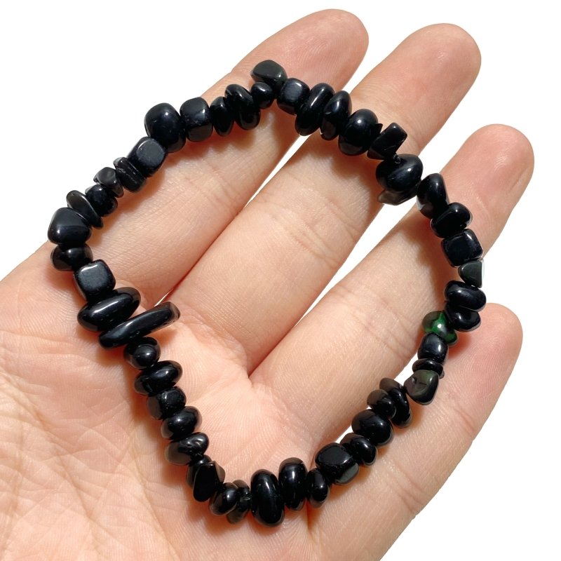 Rose Quartz | Chevron amethyst | Obsidian Chip Bracelets Wholesale - Wholesale Crystals