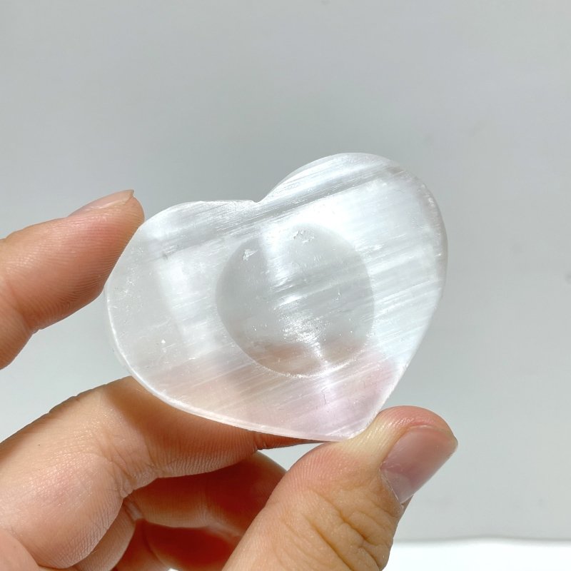 Selenite Sphere Stand Base Heart Shape Wholesale - Wholesale Crystals