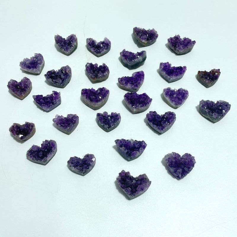Small Amethyst Cluster Heart Shape Wholesale - Wholesale Crystals