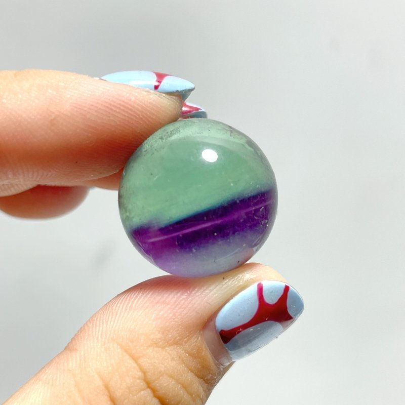 Small Purple Green Colorful Fluorite Sphere Wholesale Closeout - Wholesale Crystals