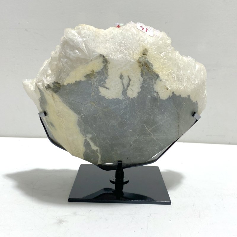 Unique Aura Quartz Cluster With Stand - Wholesale Crystals