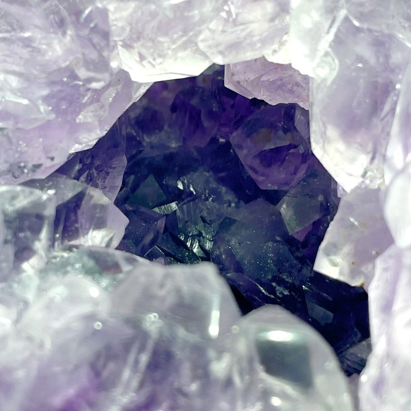 Unique Druzy Geode Amethyst Mixed Agate Skull Carving - Wholesale Crystals