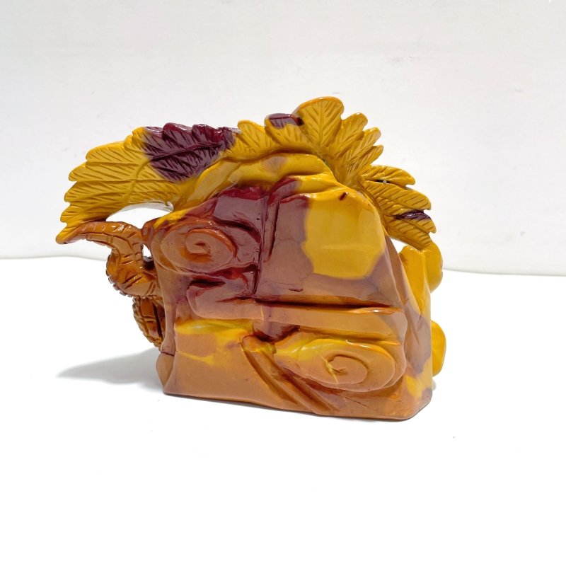 Unique Mookaite Eagle&Snake Carving - Wholesale Crystals