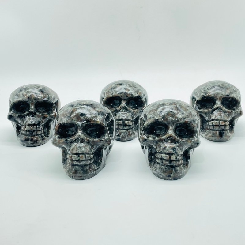 Yooperlite Skull Carving Wholesale (UV Reactive) -Wholesale Crystals