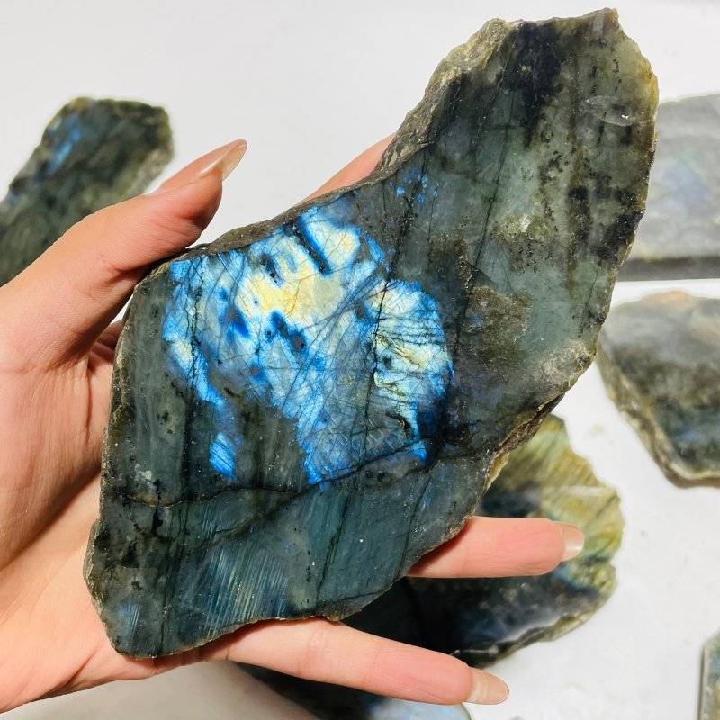 13 Pieces High Quality Labradorite Slab -Wholesale Crystals