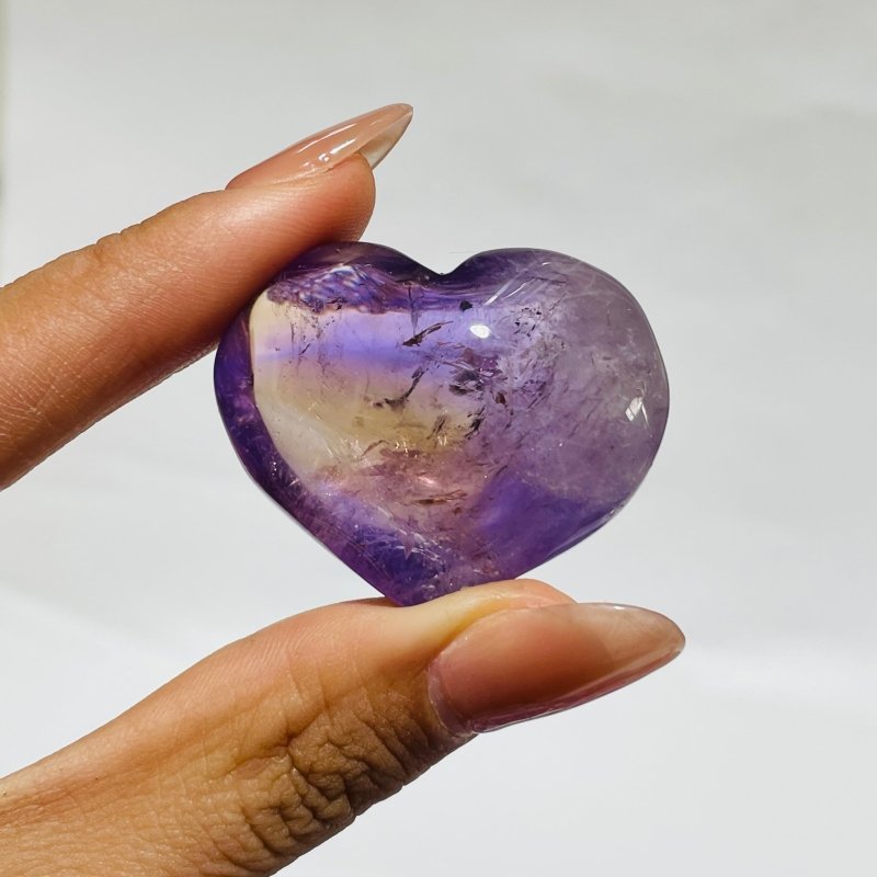 152 Pieces Small Ametrine Heart Crystal -Wholesale Crystals