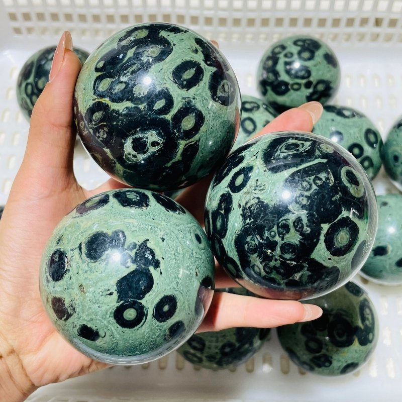 16 Pieces Kambaba Jasper Spheres -Wholesale Crystals