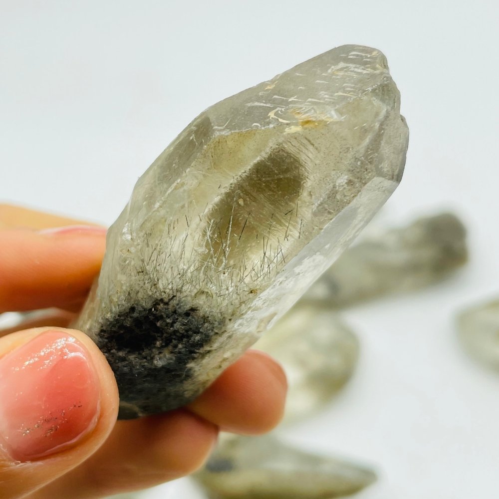 17 Pieces Raw Black Rutile Crystals -Wholesale Crystals