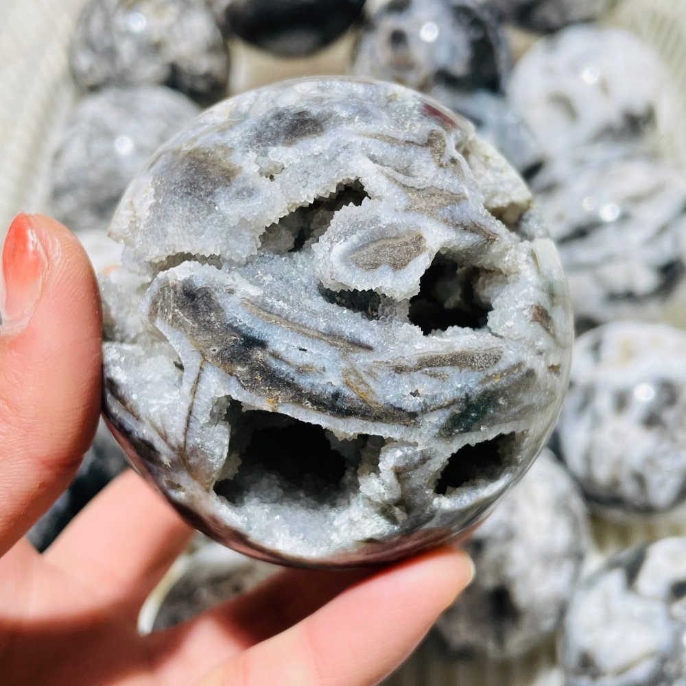 19 Pieces High Quality Sphalerite Geode Sphere Ball -Wholesale Crystals