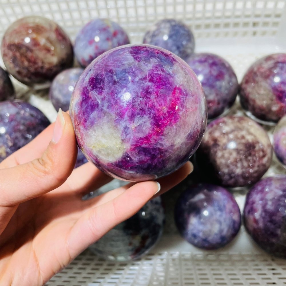 19 Pieces Unicorn Stone Spheres -Wholesale Crystals