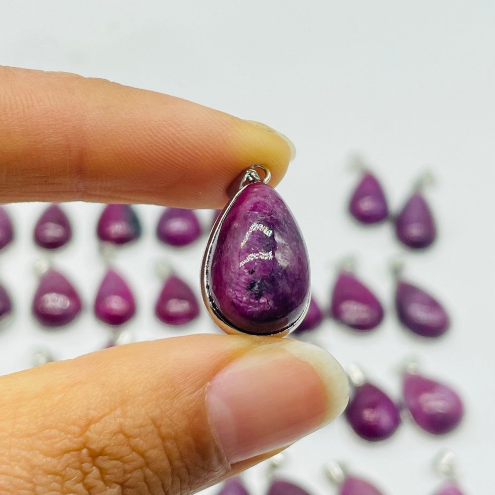 32 Pieces High Quality Ruby Zoisite Pendant Charm -Wholesale Crystals