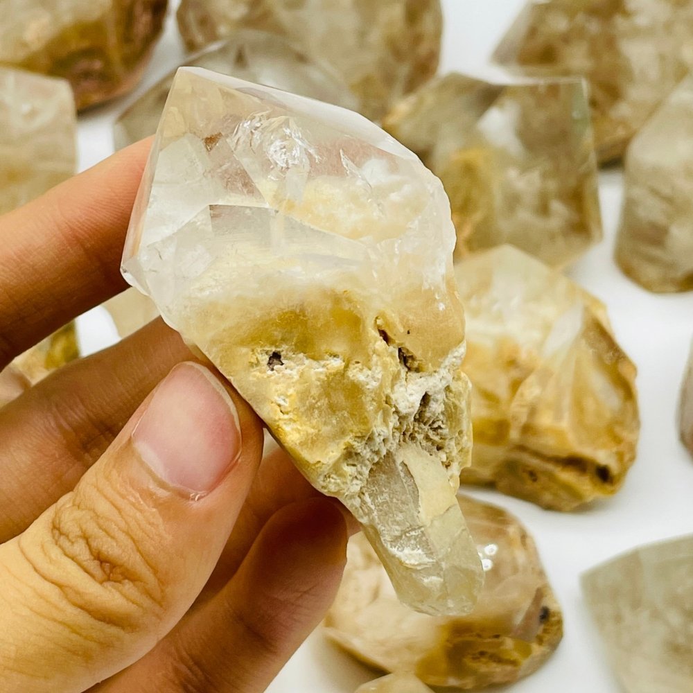 33 Pieces High Quality Rabbit Hair Rutilated Quartz Points -Wholesale Crystals
