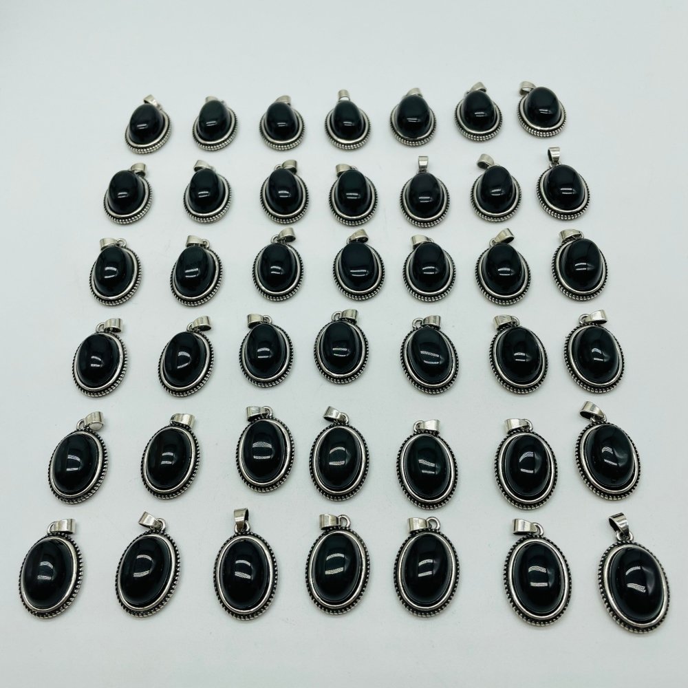 36 Pieces Rainbow Obsidian Pendant Charm -Wholesale Crystals