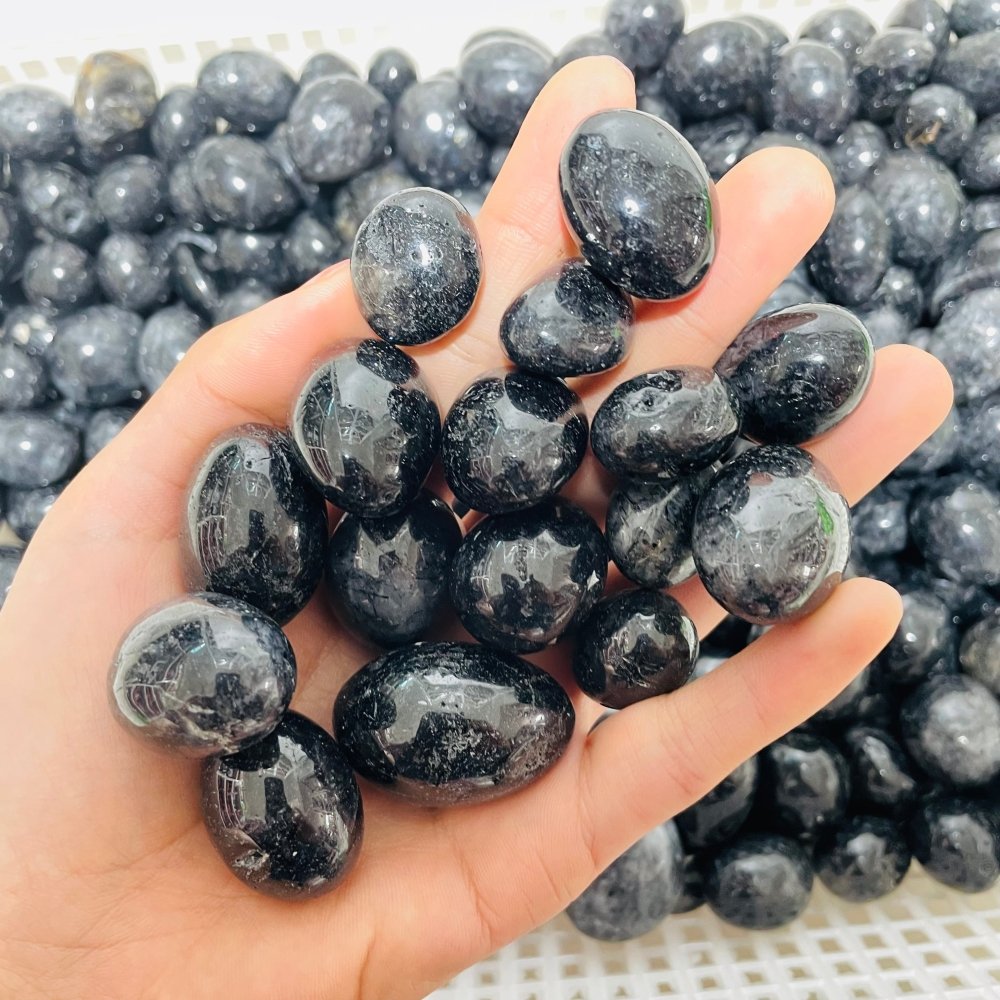 368 Pieces Black Tourmaline Tumbled -Wholesale Crystals
