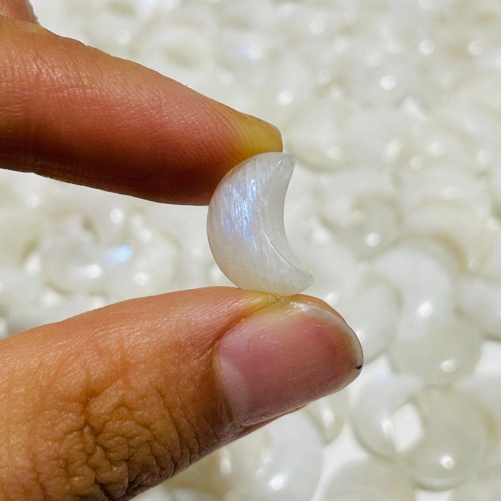 370 Pieces Mini Sri Lanka Moonstone Moon For DIY Pendant -Wholesale Crystals
