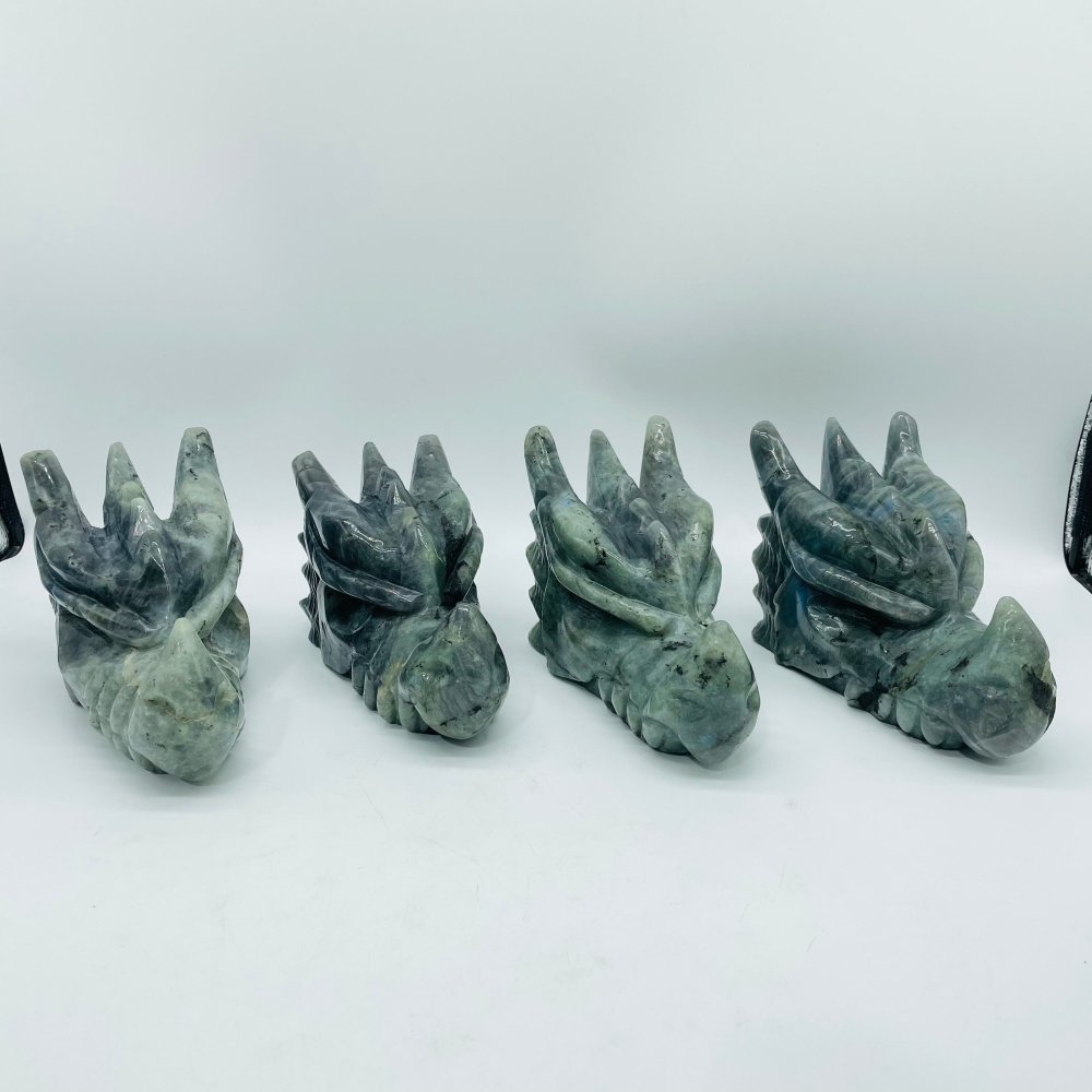 4 Pieces High Quality Labradorite Dragon Head -Wholesale Crystals