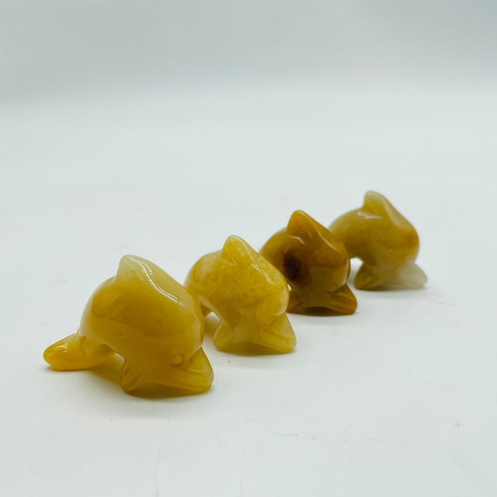 4Types Dolphin Carving Wholesale Chevron Amethyst & Sodalite -Wholesale Crystals