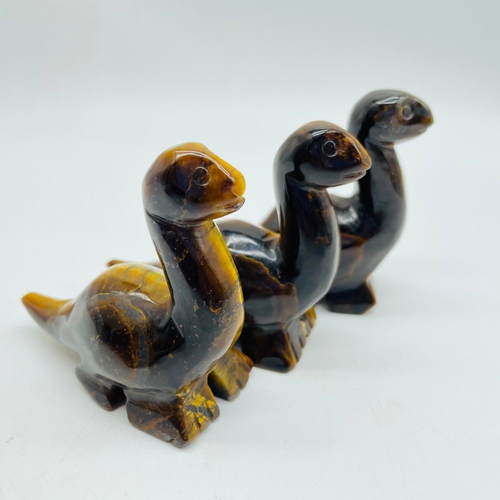 5 Types Dinosaur Chevron Amethyst & Moss Agate Carving Animals Wholesale -Wholesale Crystals