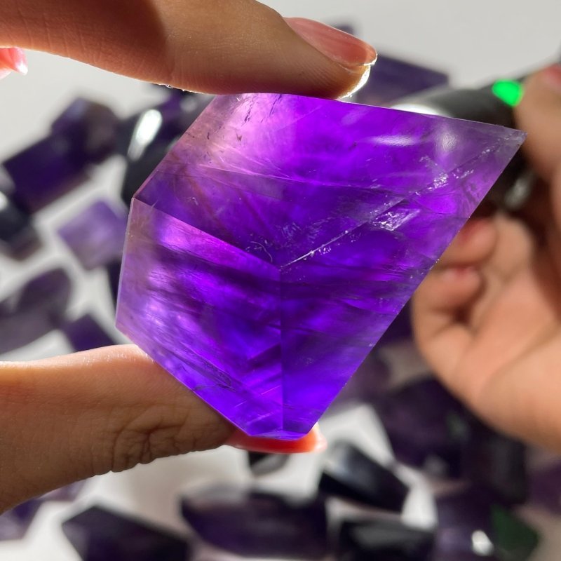 52 Pieces Brazil Amethyst Free Form -Wholesale Crystals