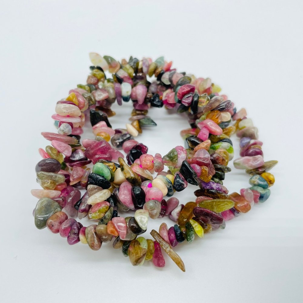 6 Types Chip Bracelet Aquamarine & Moss Agate Wholesale -Wholesale Crystals