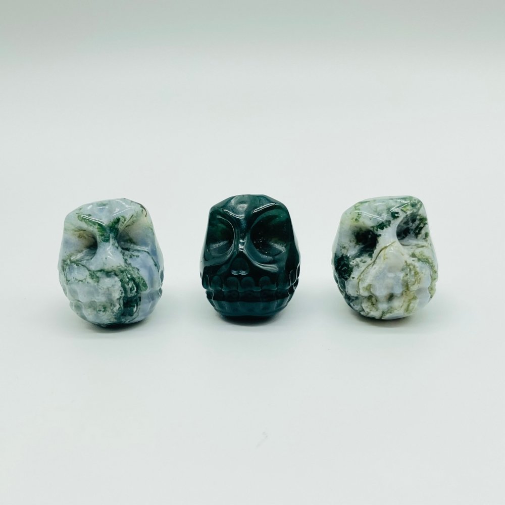 7 Types Voodoo Doll Carving Wholesale Moss Agate Howlite Obsidian -Wholesale Crystals