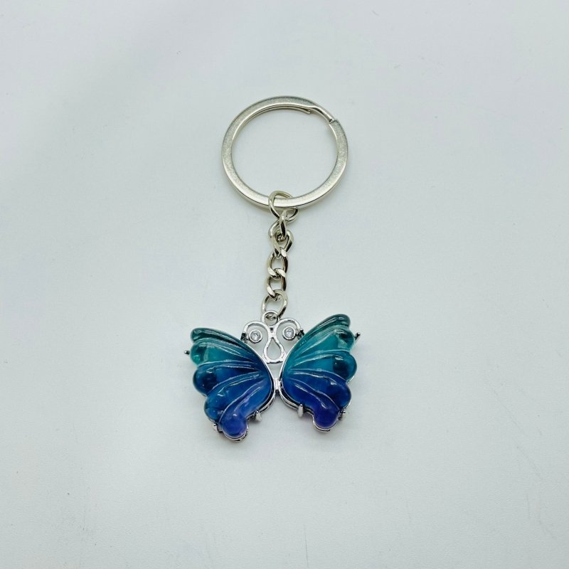 8 Types Crystal Keychain Stone Carving Wholesale Wing Heart Shape - Wholesale Crystals