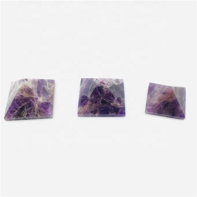 amethyst chevron pyramids -Wholesale Crystals