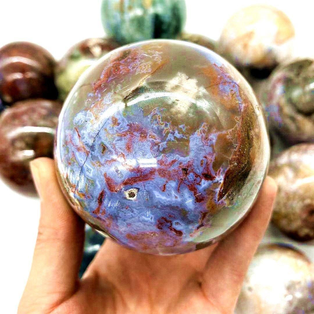 ocean jasper ball -Wholesale Crystals