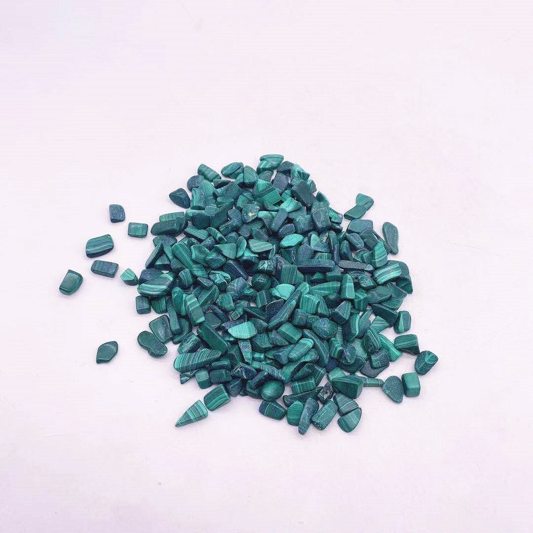 Malachite gravel stone Chips -Wholesale Crystals