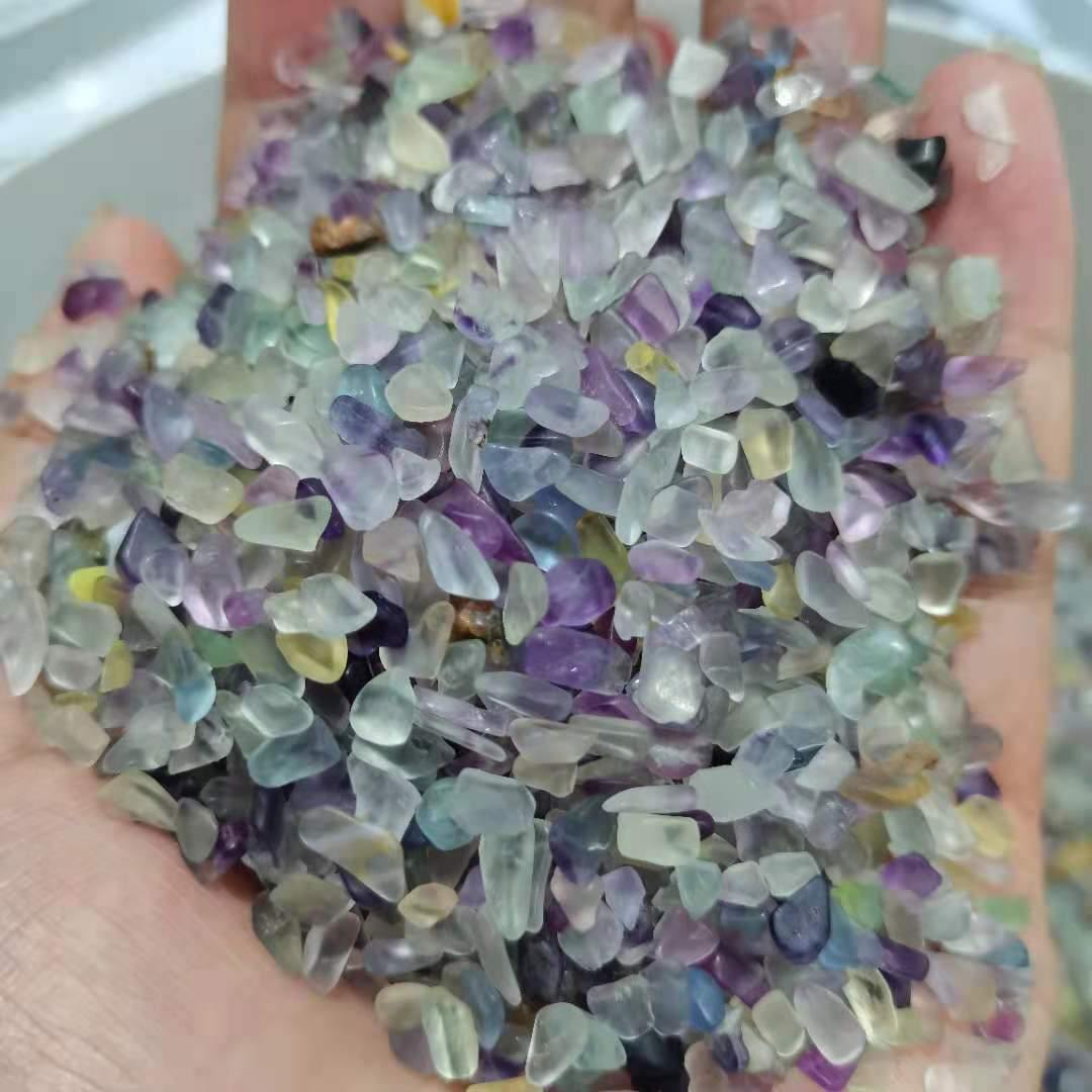 Rainbow Fluorite Gravel Chips -Wholesale Crystals
