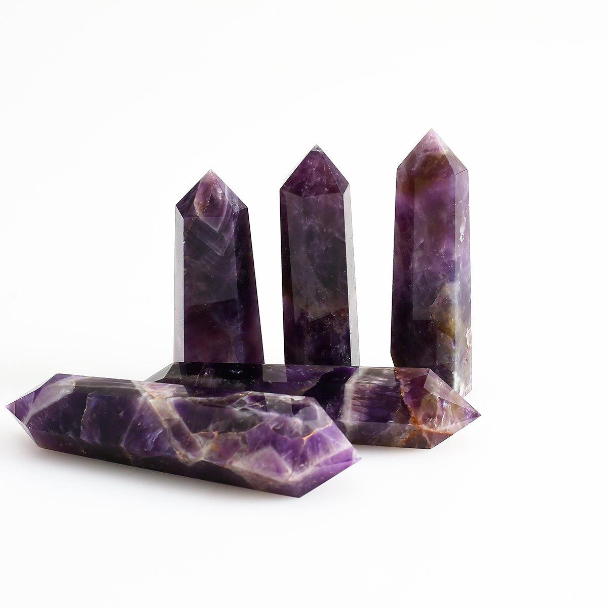 Amethyst chevron double points -Wholesale Crystals