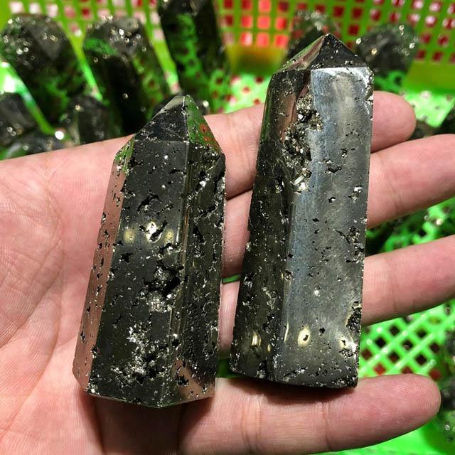 High quality pyrite tower geode -Wholesale Crystals