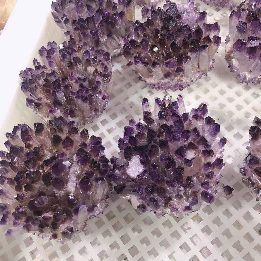 Purple Aura Crystal Cluster -Wholesale Crystals