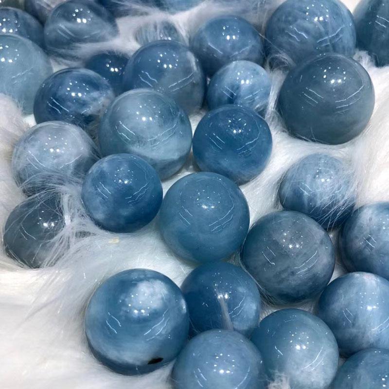 Aquamarine Spheres -Wholesale Crystals