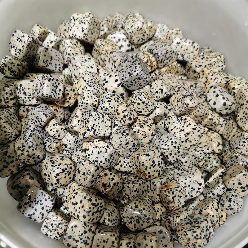 dalmatian jasper cube tumble stone -Wholesale Crystals