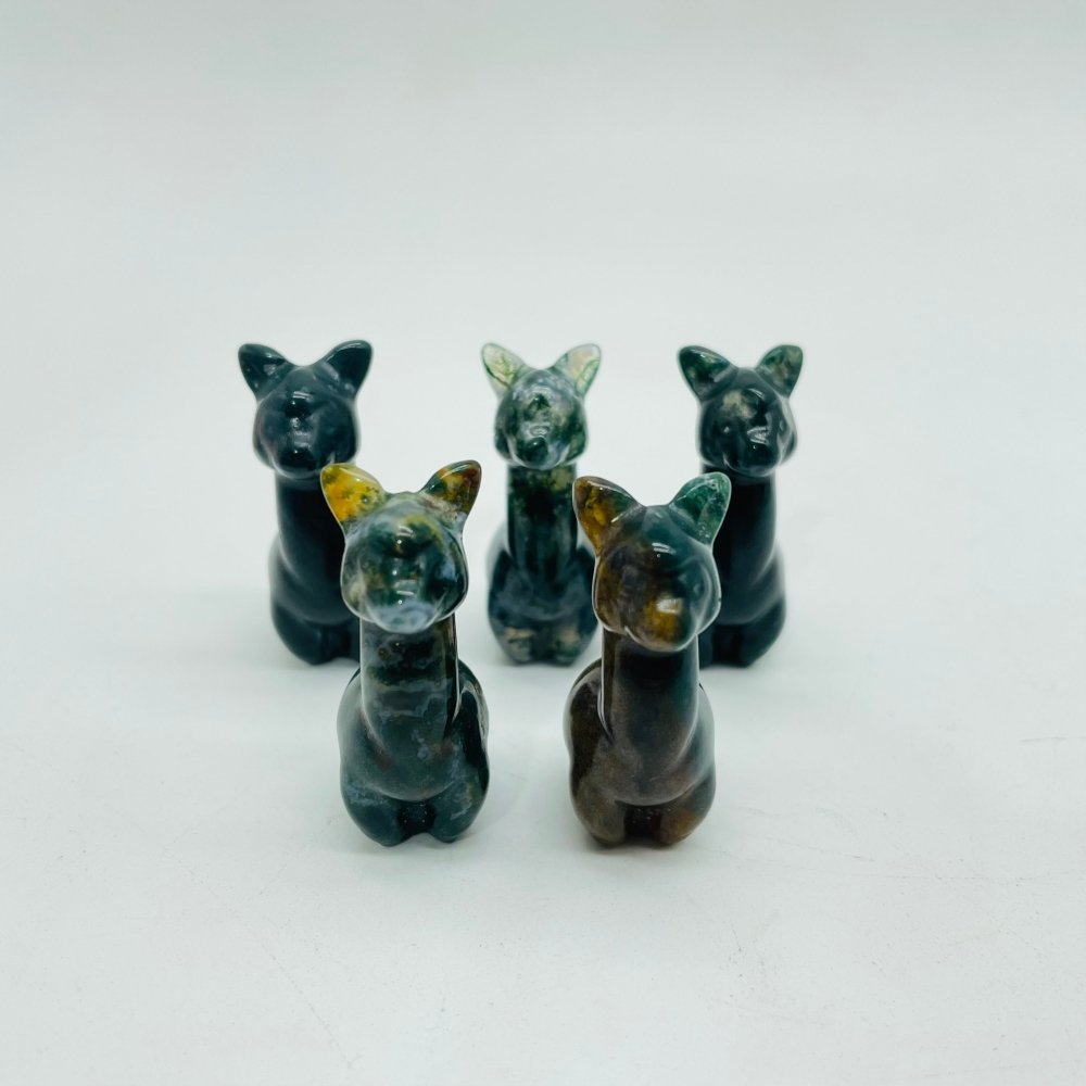 Alpaca Carving Wholesale Ocean Jasper Moss Agate -Wholesale Crystals