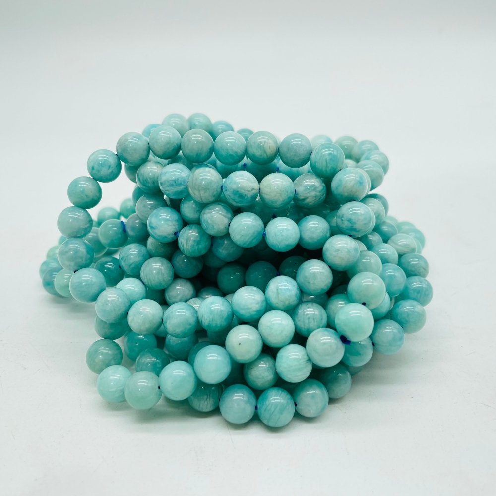 Amazonite Bracelet 0.3in(8mm) Wholesale -Wholesale Crystals