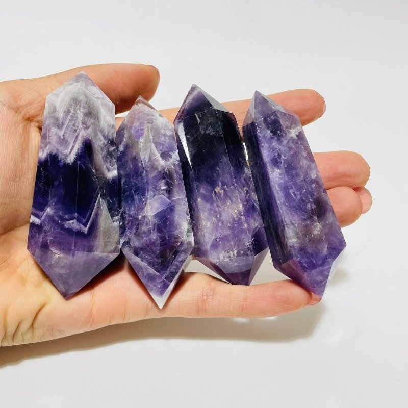 Amethyst Chevron Double Point Tower Wholesale -Wholesale Crystals