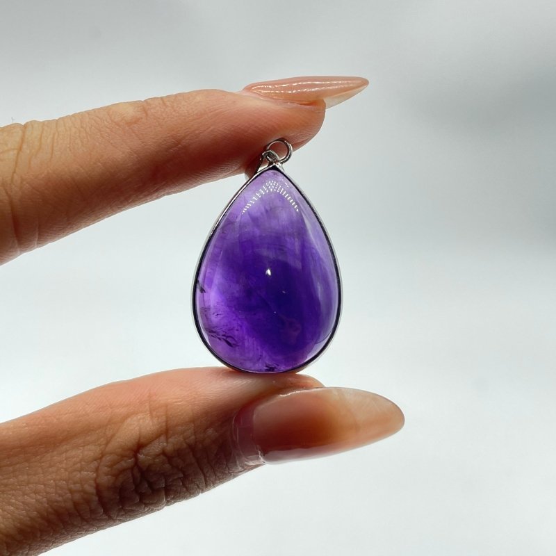 Beautiful Amethyst Teardrop Pendant Wholesale - Wholesale Crystals